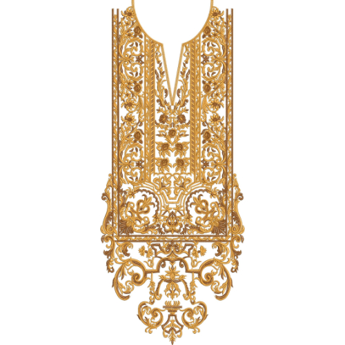 Neckline Embroidery Design
