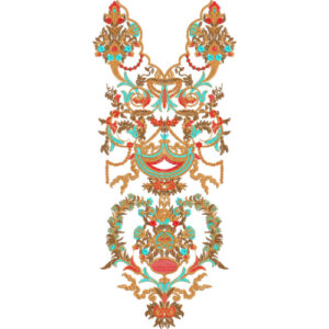 Beautiful Neck Embroidery Design