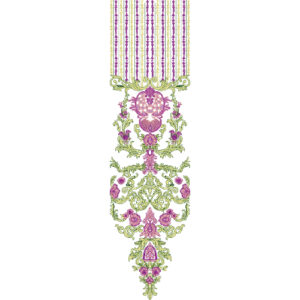 Neckline Embroidery Design