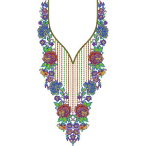 Neck Gala Embroidery Design