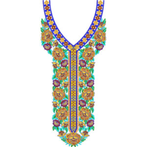 Beautiful Neck Embroidery Design