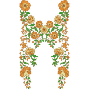 Simple Neck Embroidery Design