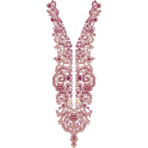 Neckline Embroidery Design