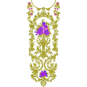 Beautiful Neck Embroidery Design