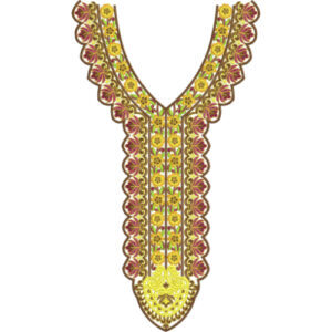 Neck Kurta Embroidery Design