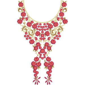 Beautiful Neck Embroidery Design