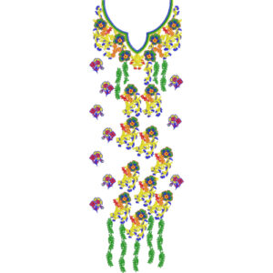 Simple Neck Embroidery Design