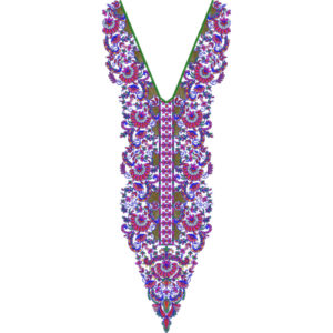 Neckline Embroidery Design