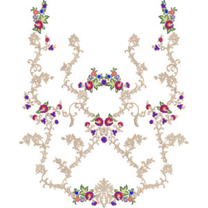 Beautiful Neck Embroidery Design
