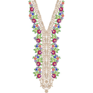 Simple Neck Embroidery Design