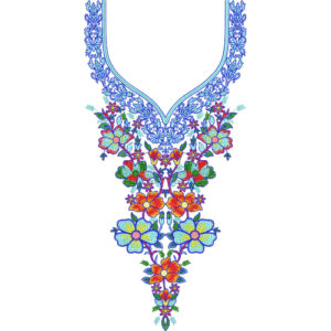 Neck Gala Embroidery Design