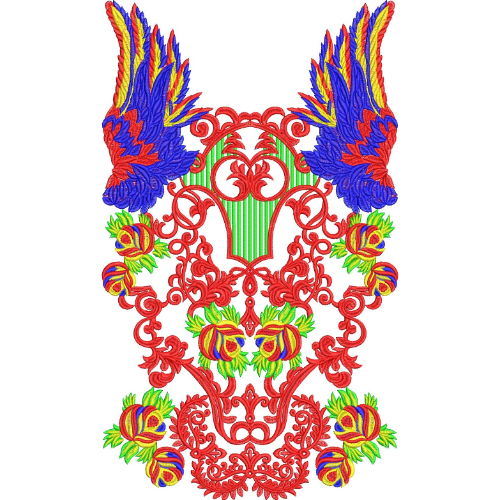 Beautiful Neck Embroidery Design