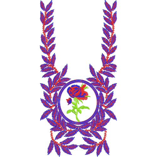 Simple Neck Embroidery Design