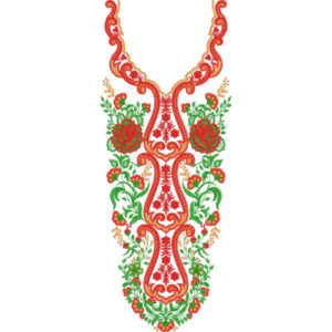 Neckline Embroidery Design