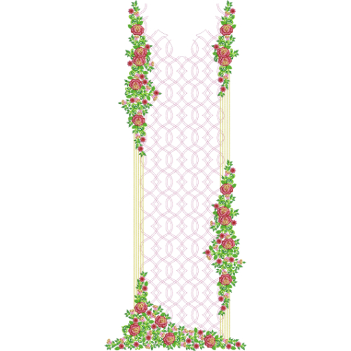 Neck Kurta Embroidery Design