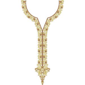 Beautiful Neck Embroidery Design