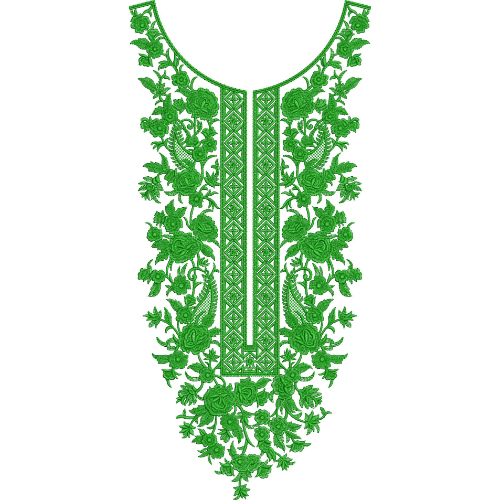 Beautiful Neck Embroidery Design