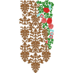 Unique Neck Embroidery Design