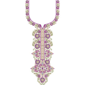 Neckline Embroidery Design