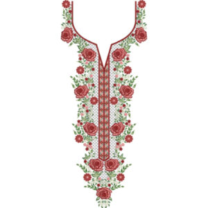 Neckline Embroidery Design