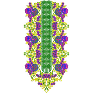 Neckline Embroidery Design