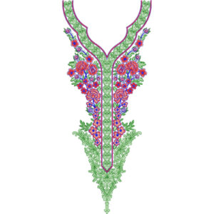 Beautiful Neck Embroidery Design