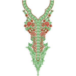 Simple Neck Embroidery Design