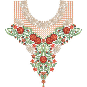 Neck Gala Embroidery Design