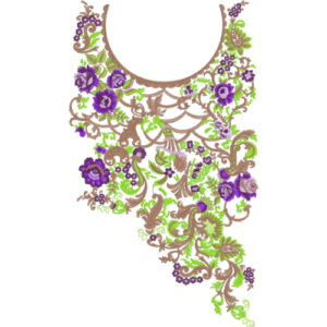 Simple Neck Embroidery Design