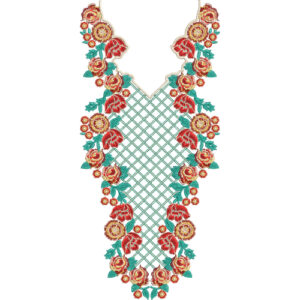 Neck Gala Embroidery Design