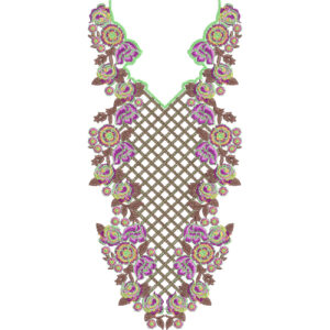 Neckline Embroidery Design