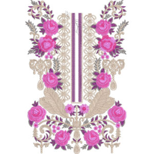 Neck Kurta Embroidery Design