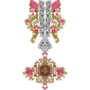 Beautiful Neck Embroidery Design