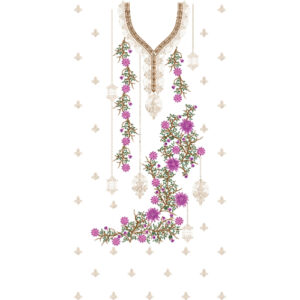 Neckline Embroidery Design