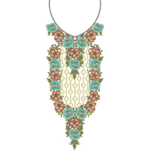 Neck Gala Embroidery Design