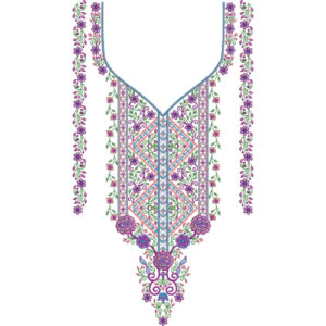 Simple Neck Embroidery Design