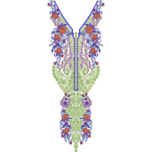 Neck Kurta Embroidery Design