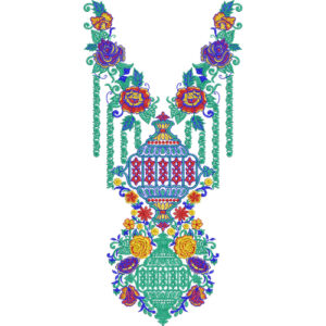 Neck Kurta Embroidery Design