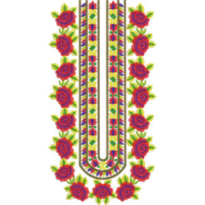 Neck Gala Embroidery Design