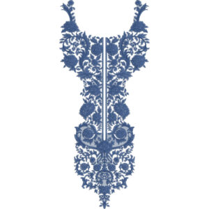Neckline Embroidery Design