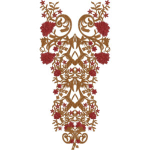 Beautiful Neck Embroidery Design