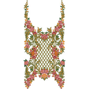 Simple Neck Embroidery Design