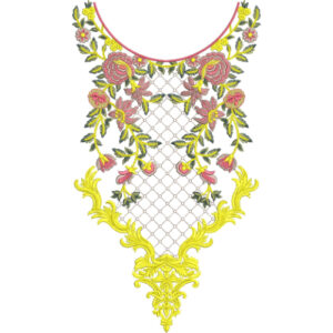 Beautiful Neck Embroidery Design