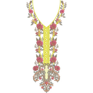 Simple Neck Embroidery Design