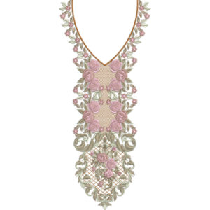 Neckline Embroidery Design
