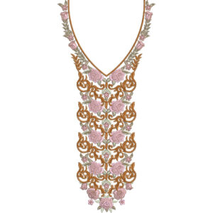 Beautiful Neck Embroidery Design