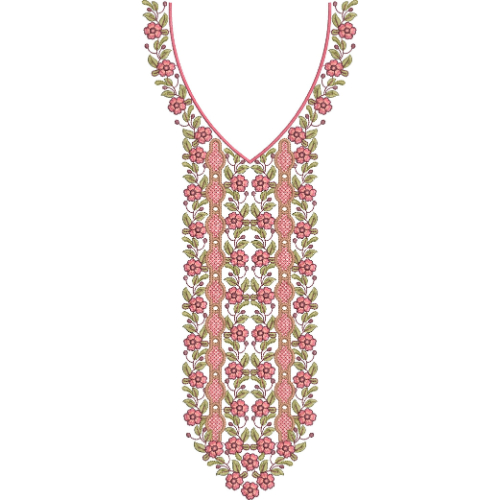 Neck Gala Embroidery Design