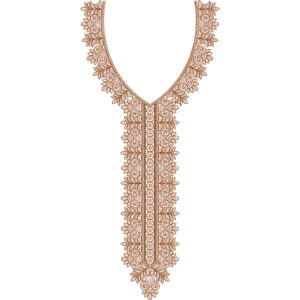 Simple Neck Embroidery Design