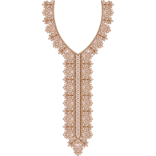 Simple Neck Embroidery Design