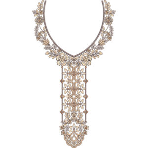 Neck Gala Embroidery Design